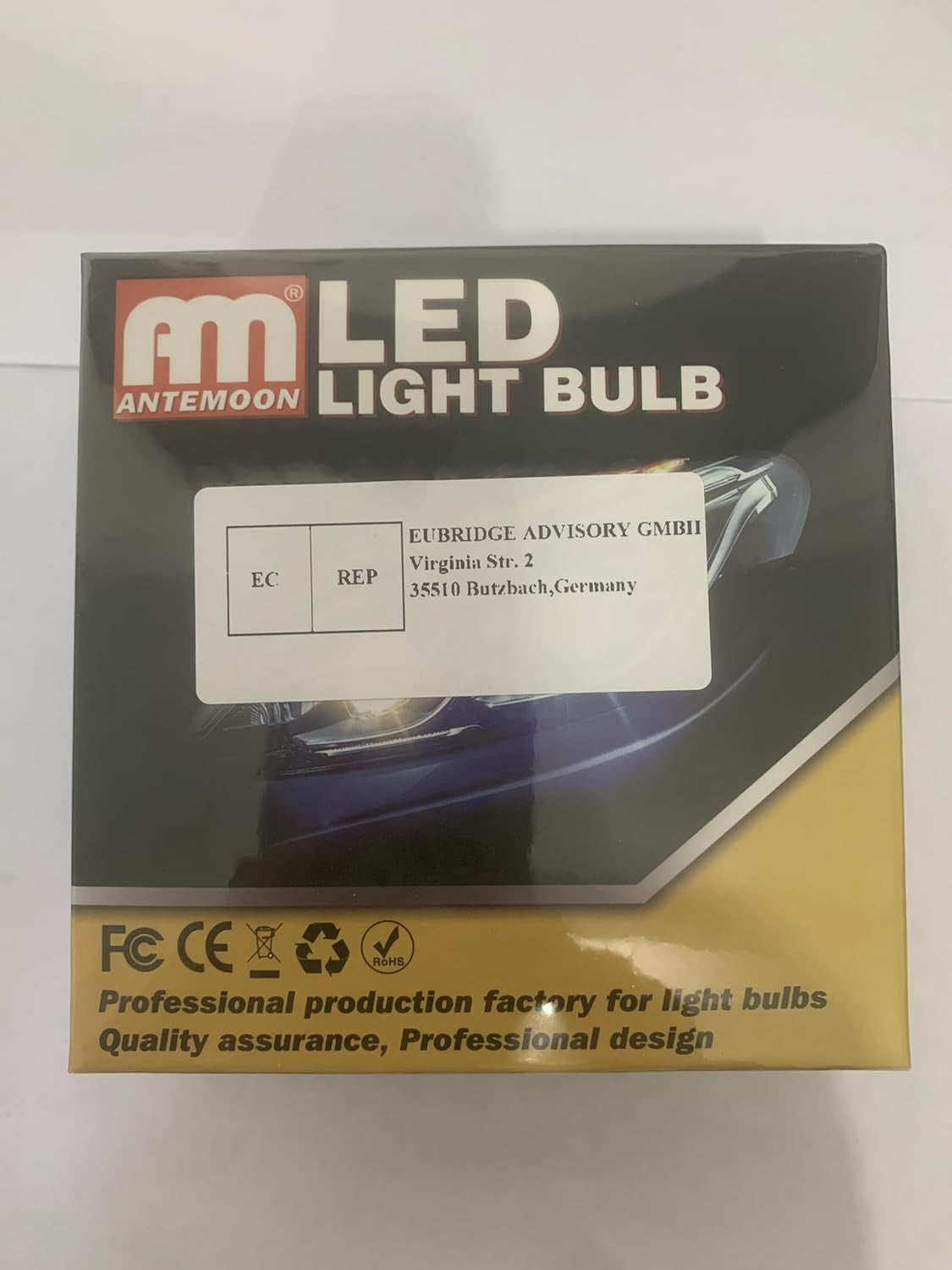 HB3 9005 LED Headlight Bulbs, 90W 18000LM HB3 Headlights Bulb 6000K White Mini Size 12V 24V Car Conversion Kit Halogen Replacement CSP Chips with Fan Non-Polarity Plug and Play, Pack of 2