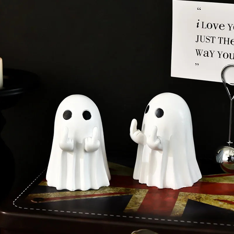 Multi Functional Ghost Statues Cute Ghosts Ghosts Small Horror Ghosts Halloween Home Decorations Coffee Table Centerpieces Shelf