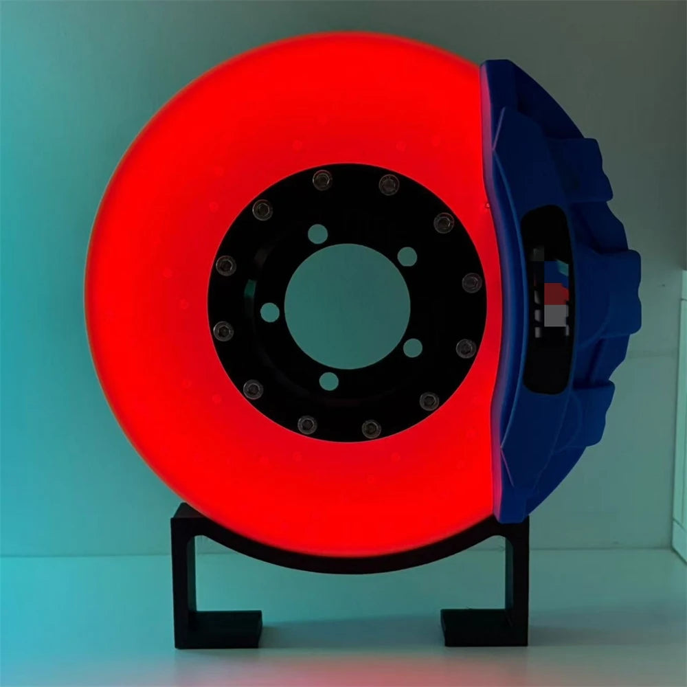 Brake Mood Light Brake Disc LED Braking Light 5V USB Charging Decoration Atmosphere Lights Car LED Brake Lighting