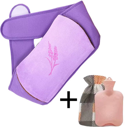 1000Ml Hot Water Bottle with Cover&Belt Warm Plush Hand Warmer Safe Hot Water Bag Removable Cold-Proof Warm Pouch Hot Packs