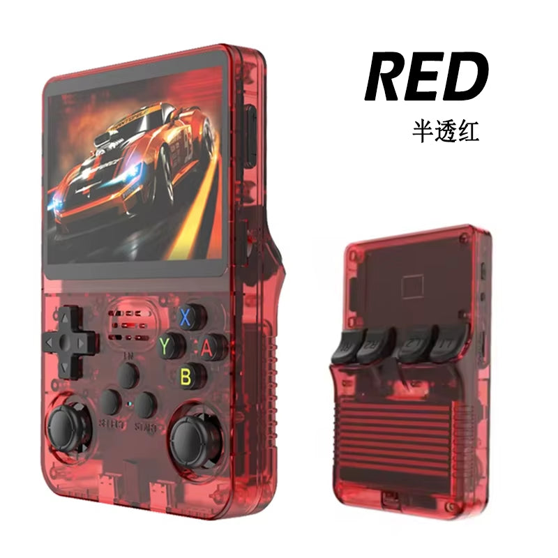 20000 Games Retro Handheld Video Game Console R36S Linux System 3.5 Inch IPS Screen 64GB Preloaded Games Portable Pocket Player