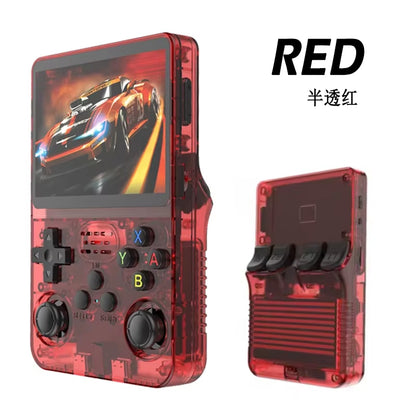 20000 Games Retro Handheld Video Game Console R36S Linux System 3.5 Inch IPS Screen 64GB Preloaded Games Portable Pocket Player