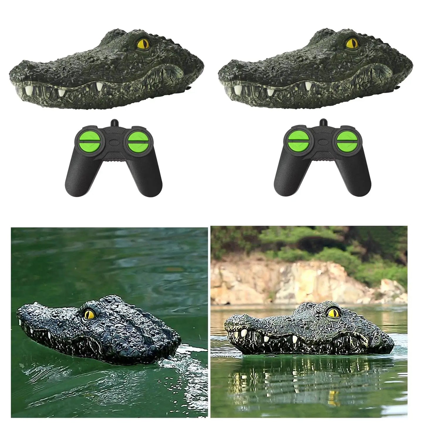 Electric Rc Boat Simulation Crocodile Head Remote Control Racing Boat