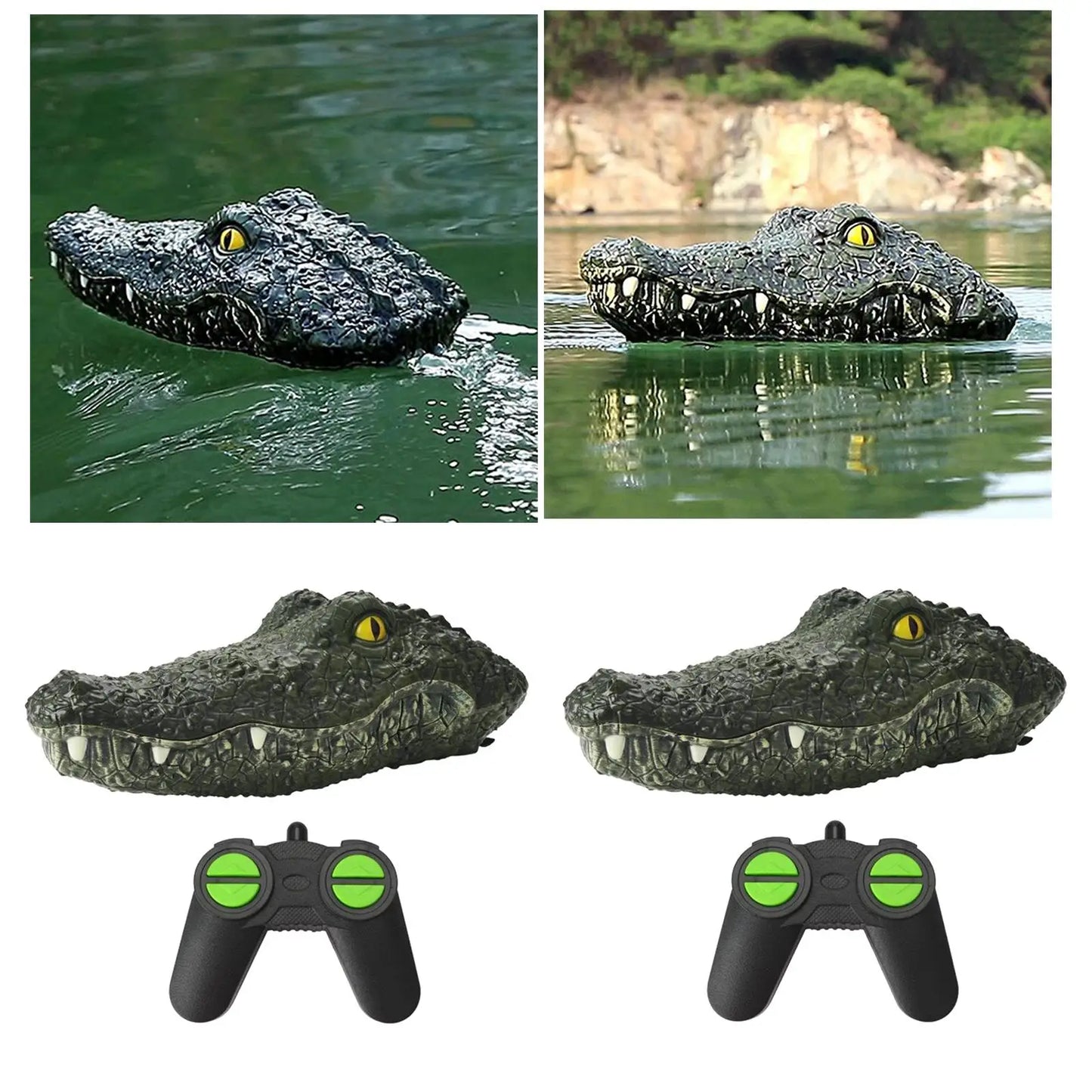 Electric Rc Boat Simulation Crocodile Head Remote Control Racing Boat