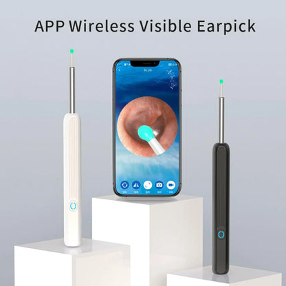 Wireless Smart Visual Ear Cleaner Otoscope Ear Wax Ear with Ear NE3 Cleaning Kit Removal Sticks Endoscope Camera Tool Kit