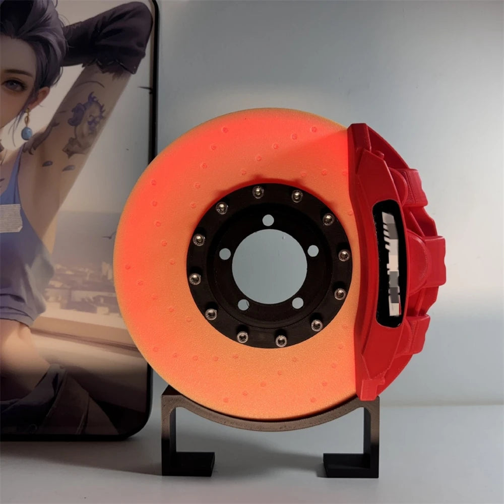 Brake Mood Light Brake Disc LED Braking Light 5V USB Charging Decoration Atmosphere Lights Car LED Brake Lighting