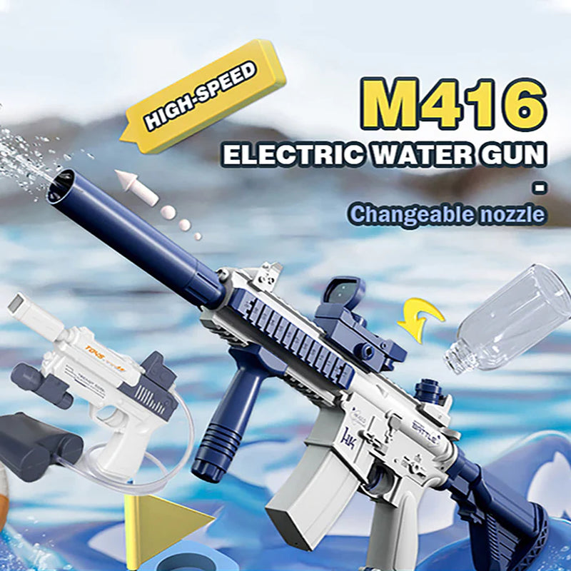 Rechargeable Auto Water Blaster Long-Distance Spray Fun Outdoor Toy for Children