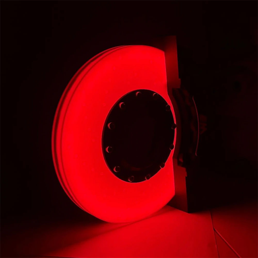 Brake Mood Light Brake Disc LED Braking Light 5V USB Charging Decoration Atmosphere Lights Car LED Brake Lighting