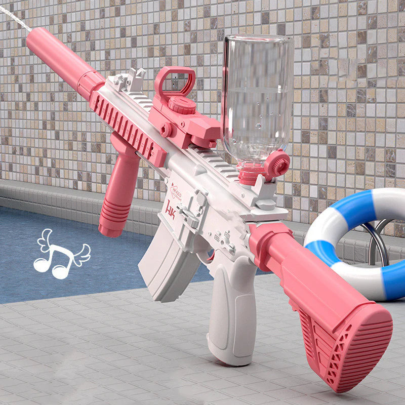 Rechargeable Auto Water Blaster Long-Distance Spray Fun Outdoor Toy for Children