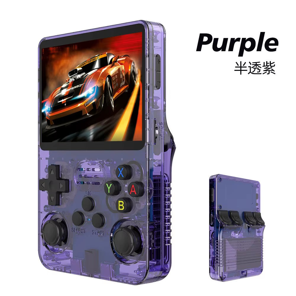 20000 Games Retro Handheld Video Game Console R36S Linux System 3.5 Inch IPS Screen 64GB Preloaded Games Portable Pocket Player