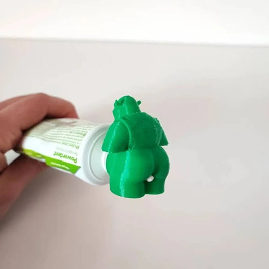 Toothpaste Hat Shrek Pooping Toothpaste Topper Gift Toothpaste Dispenser Toothpaste Cap Bathroom Supplies