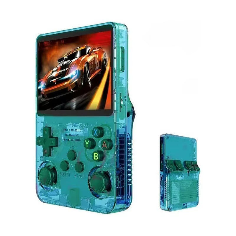 20000 Games Retro Handheld Video Game Console R36S Linux System 3.5 Inch IPS Screen 64GB Preloaded Games Portable Pocket Player