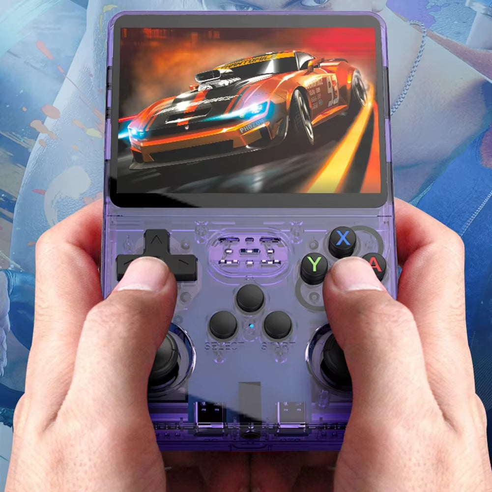 20000 Games Retro Handheld Video Game Console R36S Linux System 3.5 Inch IPS Screen 64GB Preloaded Games Portable Pocket Player