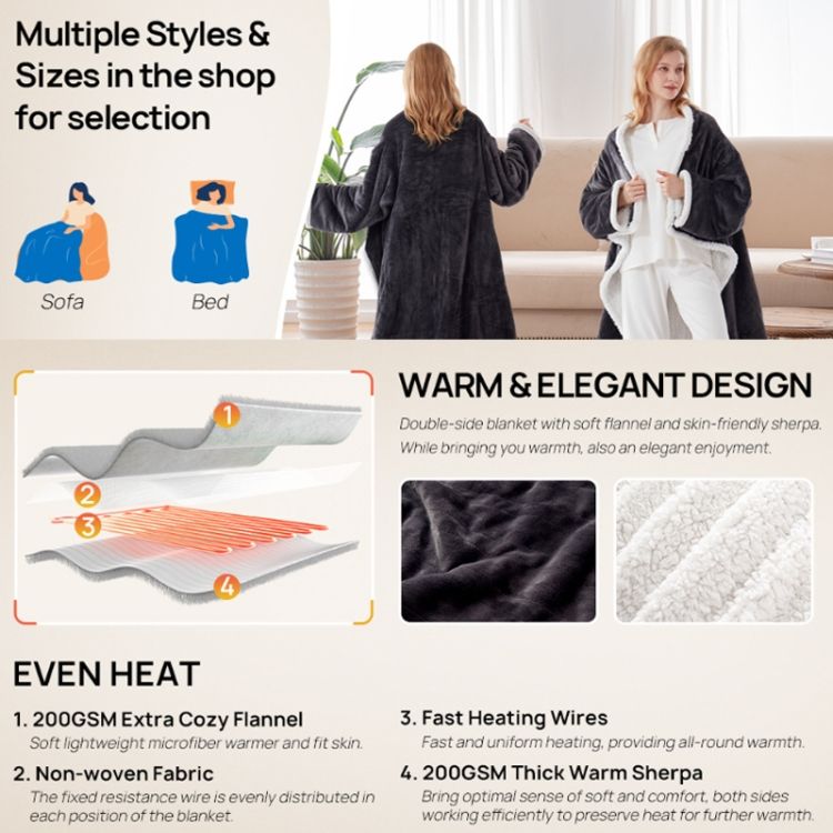 Wearable Heating Blanket