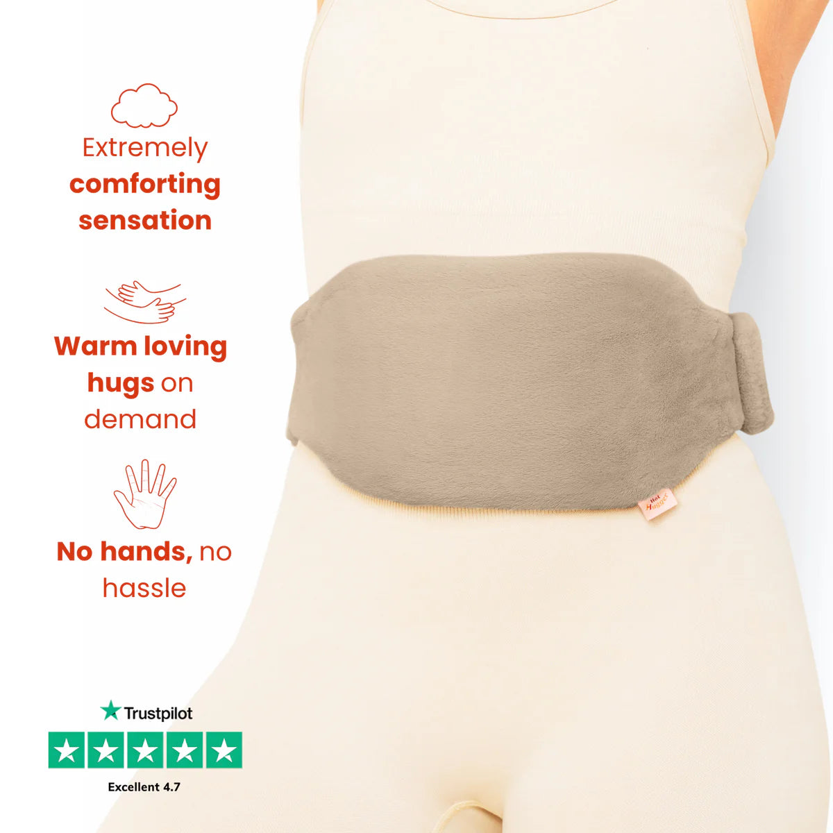 Hot Hugger Wearable Hot Water Bottle